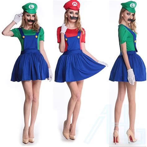 disfraz de mario bros para mujer|More.